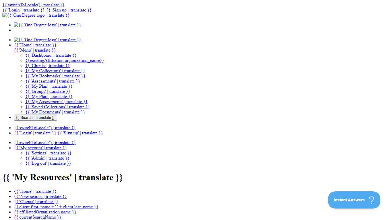 One Degree | Community resources near you