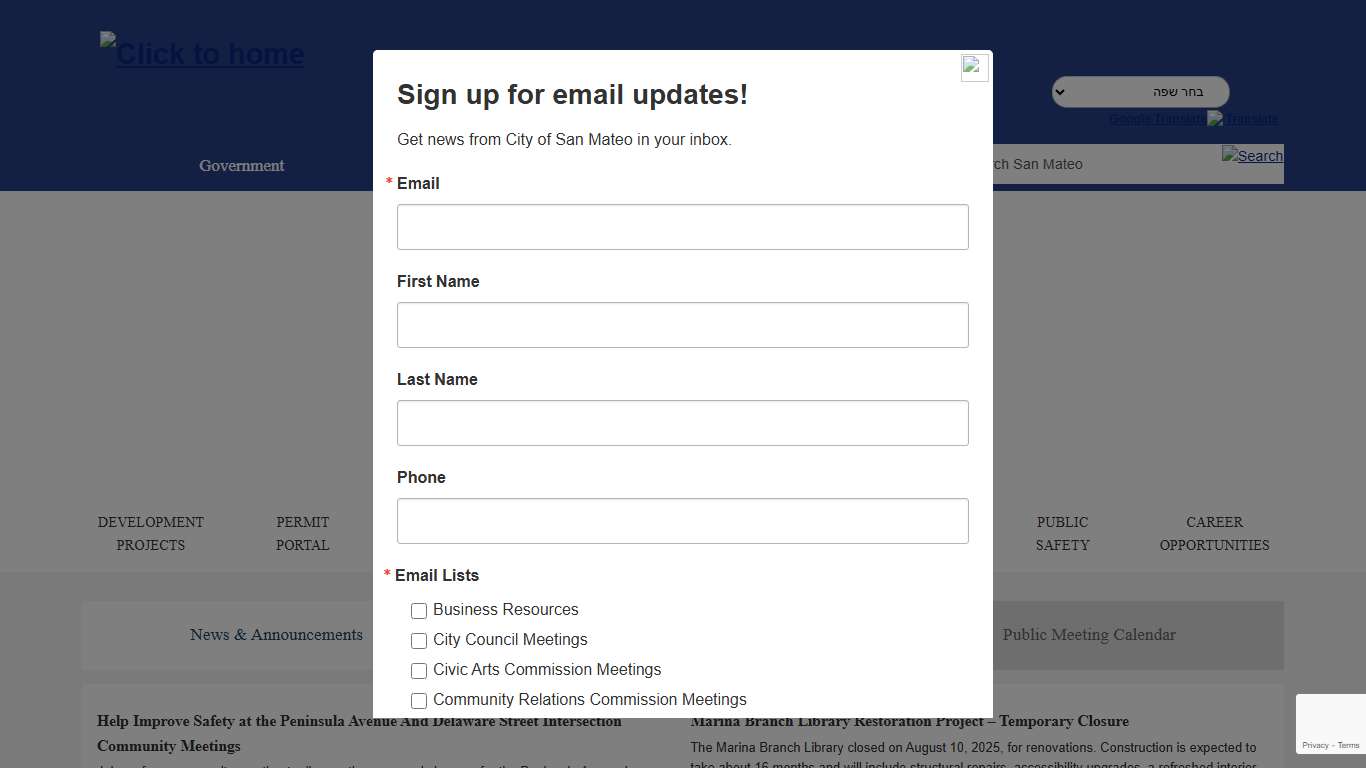 San Mateo, CA - Official Website | Official Website